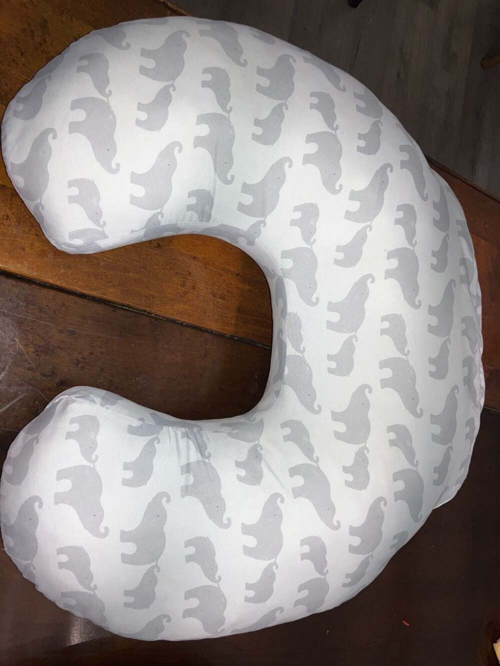 Grey Elephant Nursing PIllow, Premium Quality,